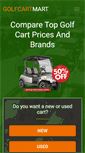 Mobile Screenshot of golfcartmart.com